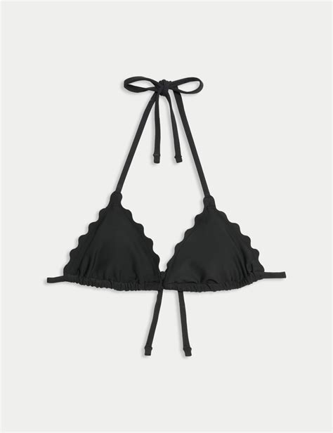 Neoprene Padded Triangle Bikini Top M S Collection M S