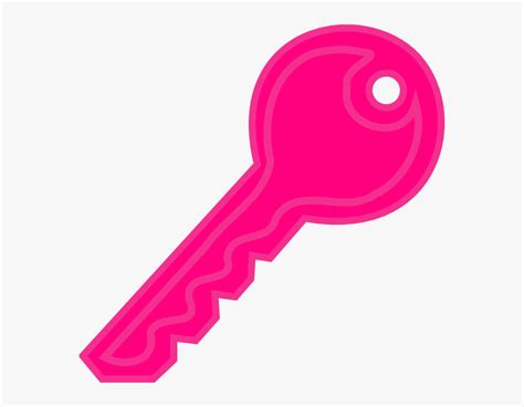 Pink Clipart Keys - Key Clip Art Pink, HD Png Download is free ...