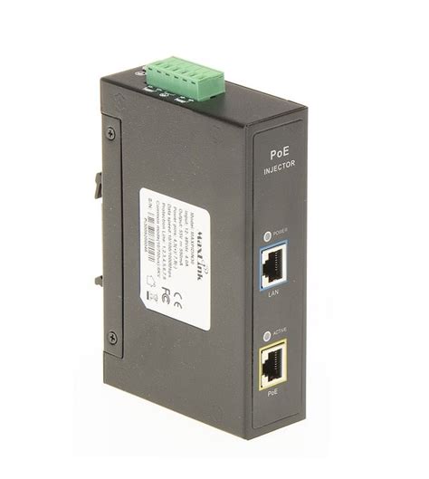 Maxlink Din Poe Injektor Vdc Af At V Ma W