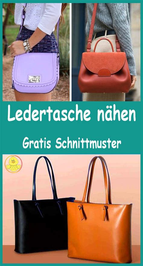 Handtasche Aus Kunstleder N Hen Anleitung Schnittmuster