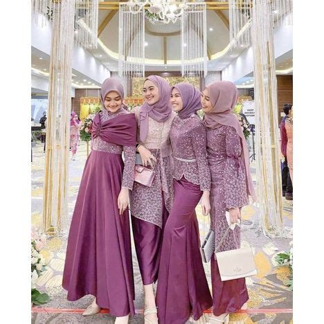 Paket Bahan Seragaman Bridesmaid Keluarga Kain Satin Charmuse Maxmara