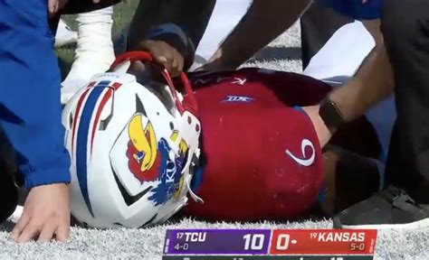 Kansas Qb Jalon Daniels Appears To Suffer Serious Injury Outkick