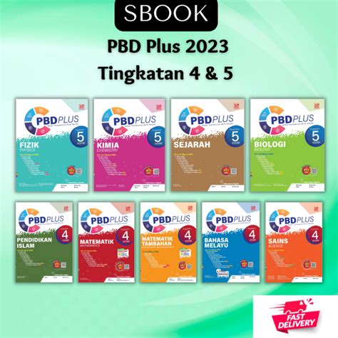 Sbook Buku Latihan 2023 PBD Plus KSSM Tingkatan 4 5 Modul