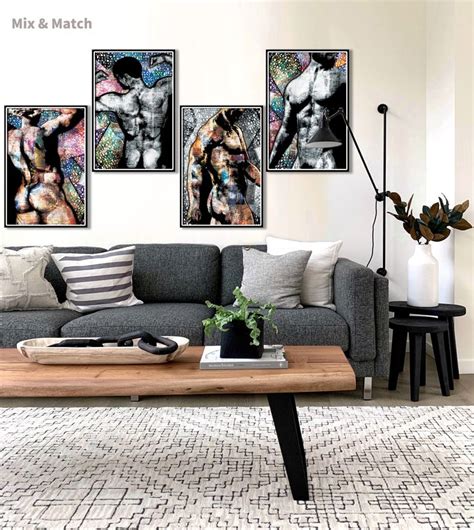 Male Nude Homoerotic Gay Art Gay Wall Art Abstract Nude Etsy Rose Wall Art Fine Art Photo