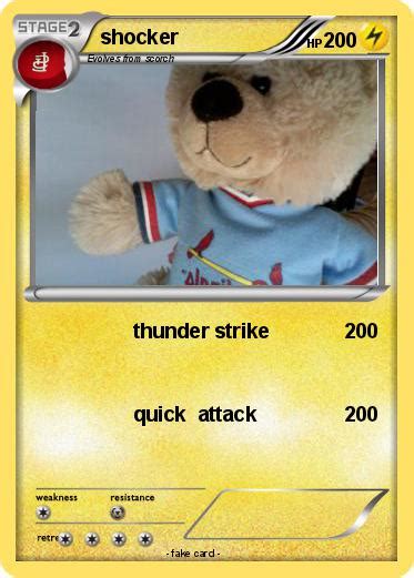 Pokémon Shocker 92 92 Thunder Strike My Pokemon Card