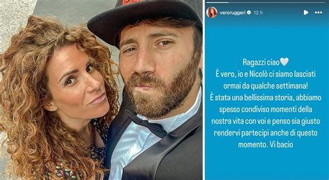 Veronica Ruggeri E Nicol De Devitiis Amore Finito L Annuncio Social