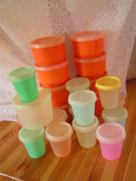 Small Tupperware Containers In Vintage Etsy Tupperware Container