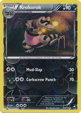 Krokorok 65 108 Uncommon Reverse Holo Playset