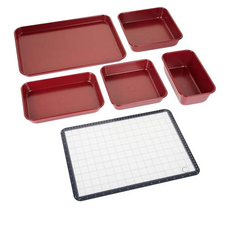 Curtis Stone Dura-Bake® 6-piece Bakeware Set Model 670-876 - Walmart.com