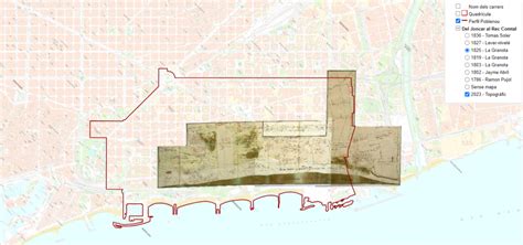 Cartografia Arxiu Històric del Poblenou