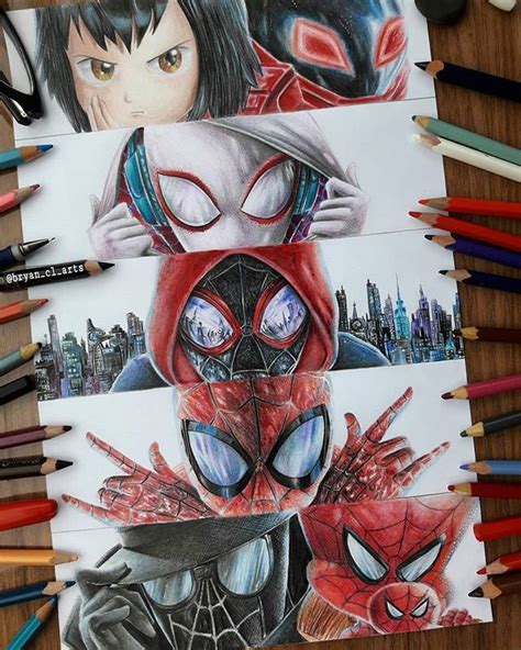 Otro Dibujo Finalmente Terminado 🔥😍 De Esta Super Película De ~spider