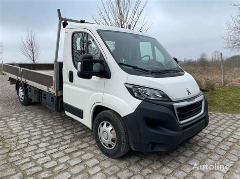 Peugeot BOXER 2 0 HDi L3 New Engine Flatbed Truck For Sale Denmark