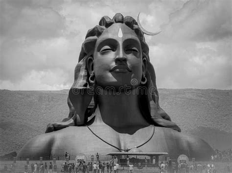 Adiyogi Isha Yoga Center Shiva Statue Coimbatore Editorial Photography Image Of History