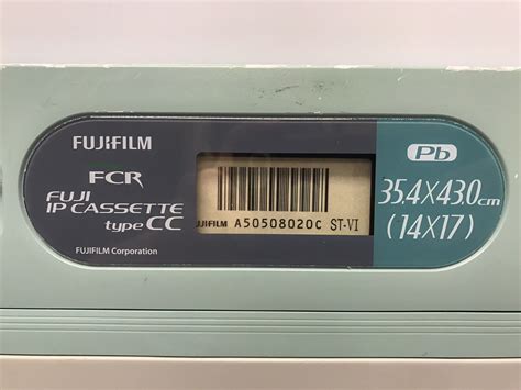 Fujifilm FCR Fuji IP Cassette Type CC 35 4 X 43 0cm 14 X 17 ST VI