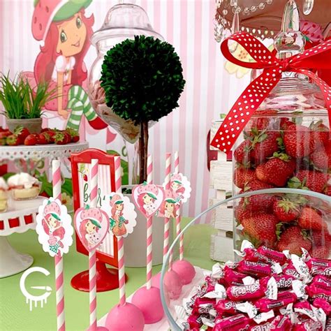 Adventurous Strawberry Shortcake S Party Tablescape