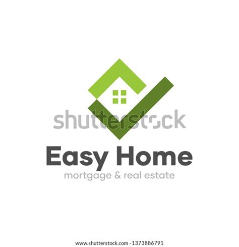 Simple Easy Home Check List Logo Stock Vector (Royalty Free) 1373886791 | Shutterstock