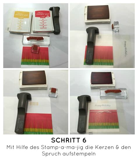 Stampin Up Stempelherz Geburtstag Verpackung Bag Geburtstagskarte Zeig