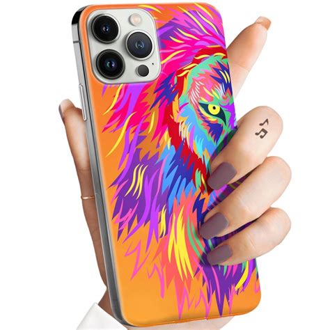 Etui Do Iphone Pro Max Wzory Neonowe Neon Jaskrawe Obudowa Pokrowiec