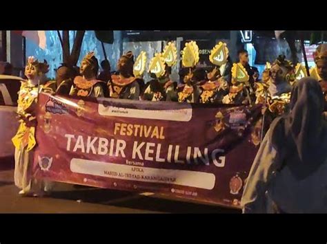 Apika Karanganyar Festival Takbir Keliling H Youtube