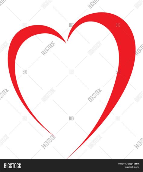 Red Heart Vector Vector & Photo (Free Trial) | Bigstock