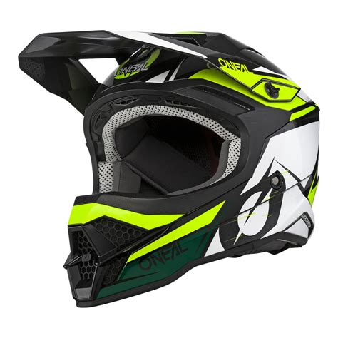 O Neal Series Stardust Motocross Enduro Mtb Helm Schwarz Wei Gelb