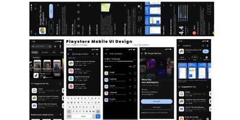playstore mobile ui figma