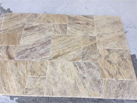 Philadelphia Travertine French Versailles Pattern Set From Turkey