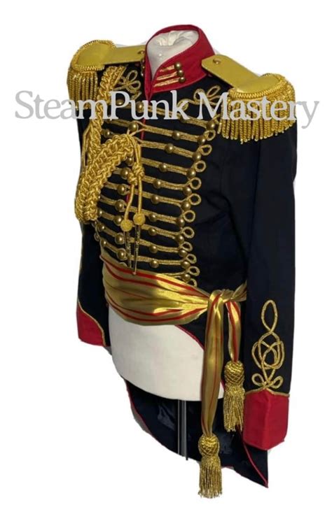 Uniform Of General Mens Military Hussar Tail Coat In Etsy Uk