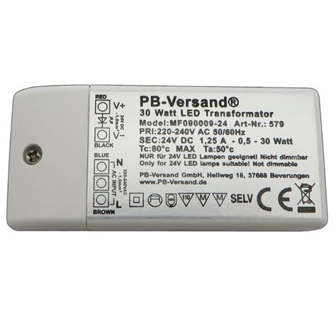 Pb Versand Gmbh Volt Dc Led Trafo Watt Mini Klein Transformator