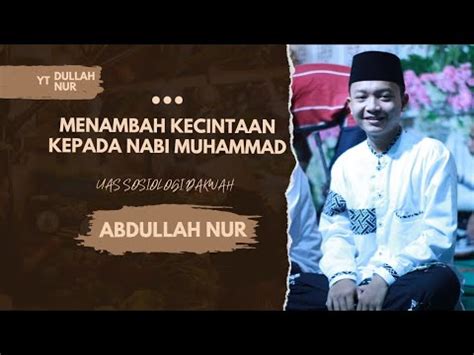 MENAMBAH KECINTAAN KEPADA NABI MUHAMMAD SAW YouTube