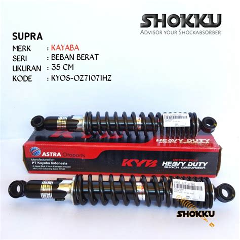 Shock Belakang Supra Karisma Merk Kayaba Seri Beban Berat Heavy Duty