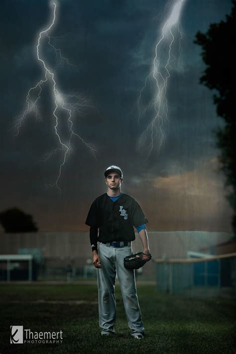 Lhs Baseball Player Sports Composite With Lightning St Charles