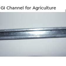 Gi Channel For Agriculture At Rs Kg Galvanized Iron Channels In