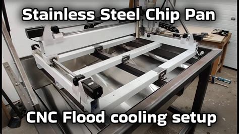 Chip Pan Installation On My Cnc Machine Youtube