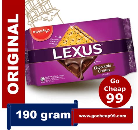 Munchy S LEXUS Sandwich Biscuit Chocolate Cream 190g Lazada