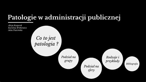 Patologie W Administracji By Julia Pia Ci Ska On Prezi