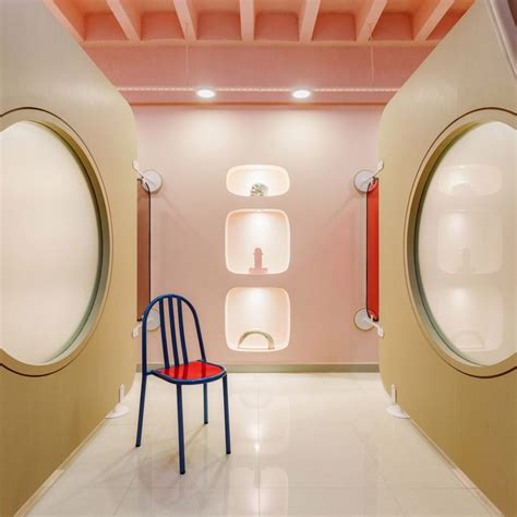 Is Architecture And Design Creates Space Age Interiors For Beijing Hair Salon