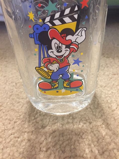 2000 McDonalds Walt Disney World Millennium Glass Mickey Mouse Disney