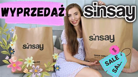 HAUL SINSAY 2022 WYPRZEDAŻ MIERZYMY YouTube