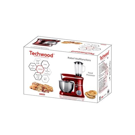 Robot Multifonctions Techwood Trp B Rouge Bas Prix Electro Tounes