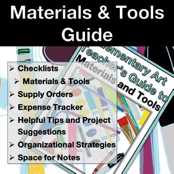 Elementary Art Curriculum Maps | Kindergarten - Grade 5 | and Supply Guide