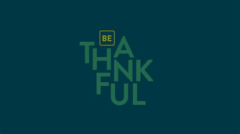 Download Dark Blue Thankful Poster Wallpaper