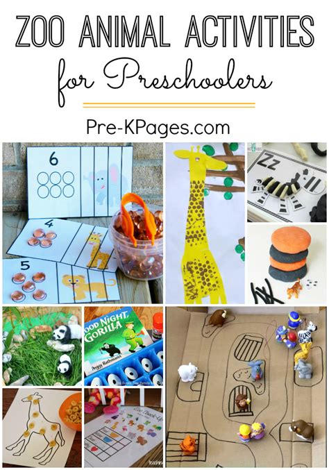 Zoo Activities for Preschoolers - Pre-K Pages