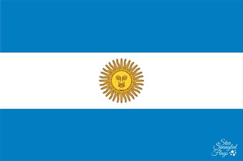 Flag of Argentina - StarSpangledFlags.com