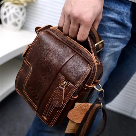 2018 Fashion New Men S Messenger Bag Retro Shoulder Bag Casual Genuine