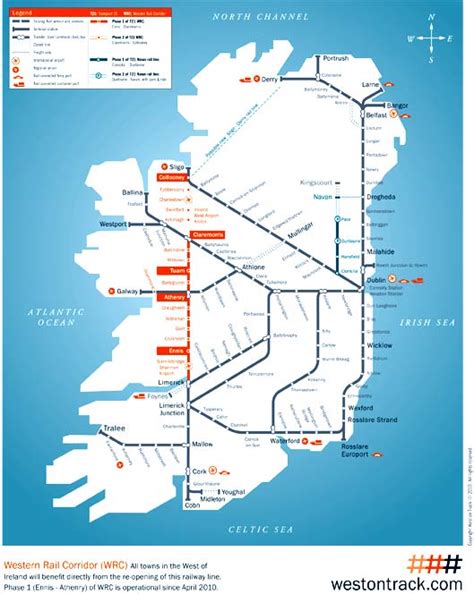 Ireland Map Railways