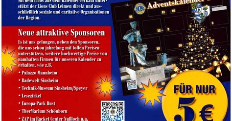 Adventskalender Aktion Des Lions Clubs Leimen Stadt Leimen