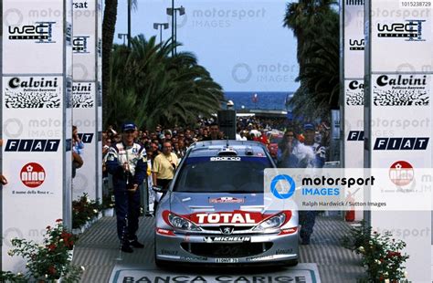 Sanremo Rally Winners Gilles Panizzi FRA Right And Brother And Co