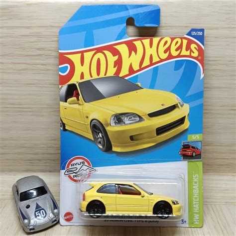 Jual Hotwheels Hw Hot Wheels Honda Civic Type R Ek Kuning Non Cod Shopee Indonesia