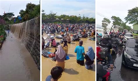 Kuningan Banjir Cirebon Timur Tergenang Pantura Macet